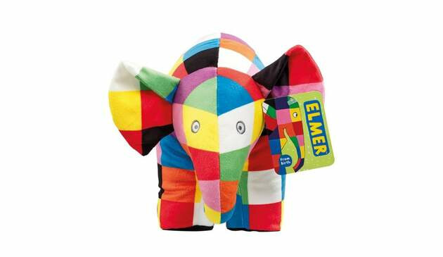 elmer soft toy