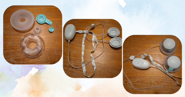 Elvie stride 2 featuring 3 images of pump in testing