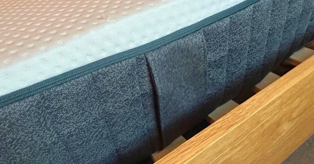 Emma's detailing on the Original Lite mattress