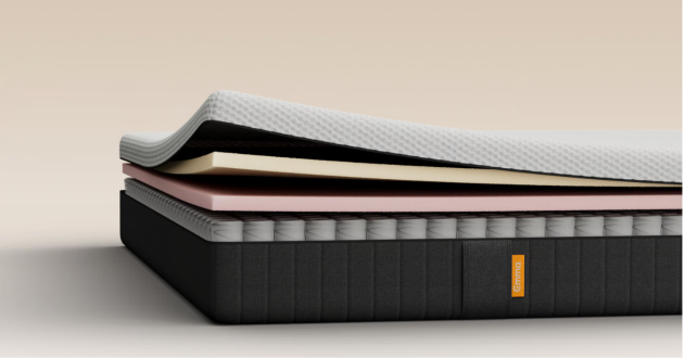A look at the different layers inside the Emma Original Lite mattress