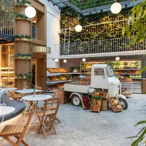 Ergon House Athens food market