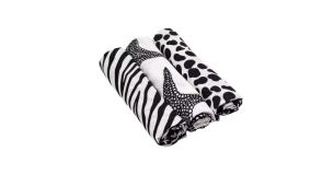 Etta Loves GOTS Organic Cotton Animal Print Sensory Muslin Squares