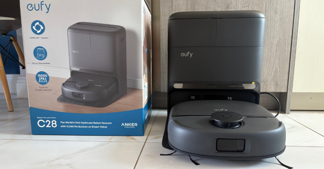 Eufy Omni C28 Robot Vacuum & Mop review unboxing
