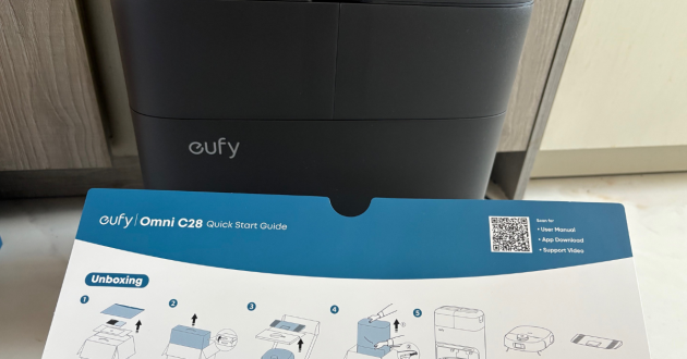 Eufy Omni C28 Robot Vacuum & Mop review setup