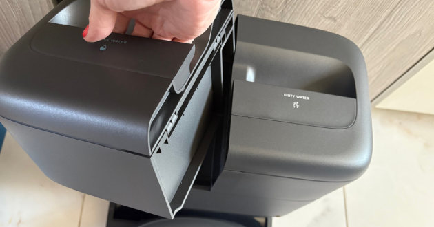 Eufy Omni C28 Robot Vacuum & Mop water tanks