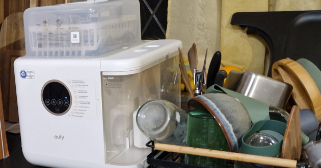 eufy S1 Pro bottle washer on kitchen counter