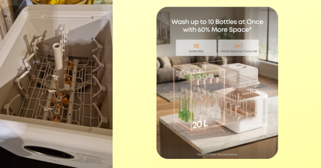 eufy S1 Pro bottle washer bottle contents