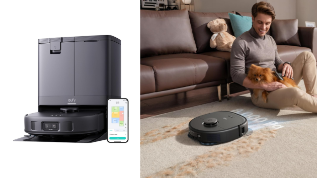 eufy X10 Pro Omni Robot Vacuum Cleaner with Dual Mop
