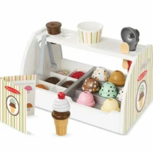 Melissa & Doug Wooden Ice Cream Set