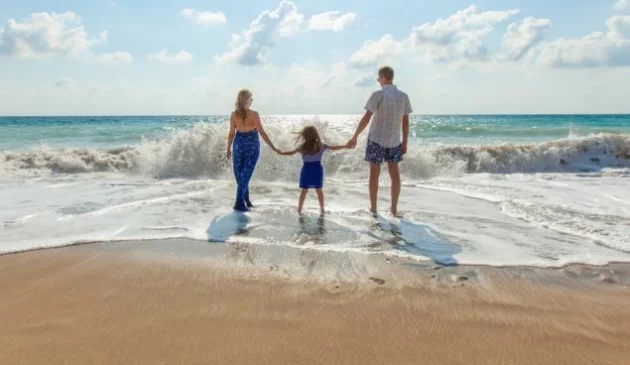 Family beach Cyprus