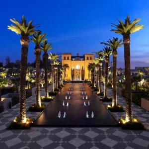 Luxurious grounds at the Four Seasons Resort Marrakech