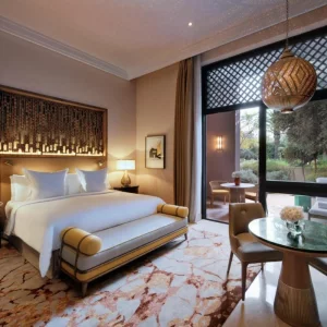 A room at the Four Seasons Resort Marrakech