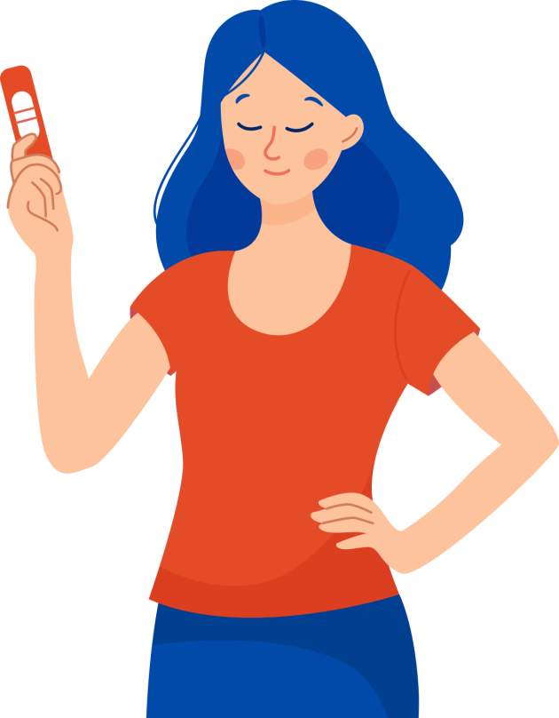 Positive pregnancy test