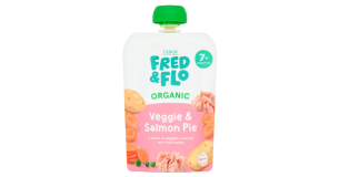 Fred & Flo Veggie & Salmon Pie