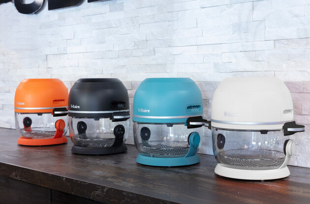 Fritaire's self cleaning air fryers in multiple colours