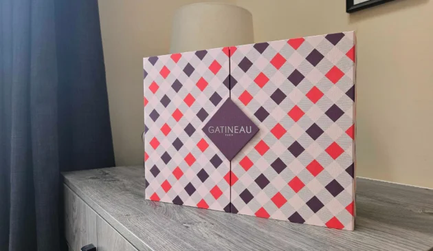 The Gatineau Beauty Advent Calendar 2026 atop a table