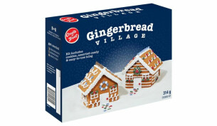 Ocado gingerbread village