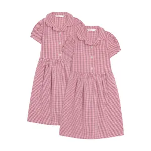 John Lewis Kids' Gingham School Summer Dress