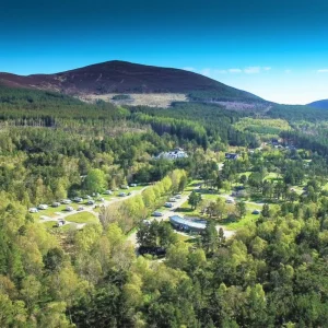 Glenmore Camping aerial view