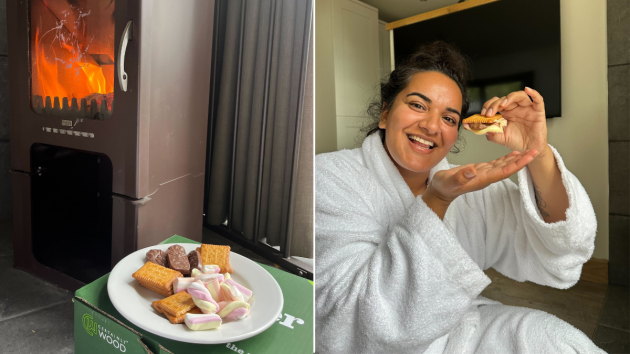 Food options in the cabins at Glentress Forest