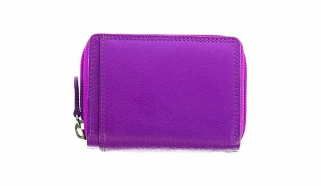 Golunski Graffiti Small Leather Purse in bright purple