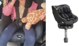 Child in Graco Turn2Me DLX car seat