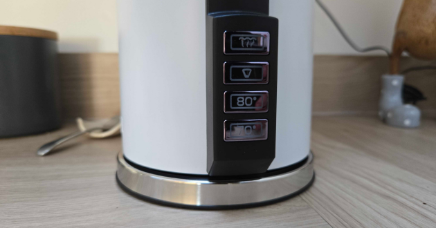 Temperature settings on the Graef Electric kettle