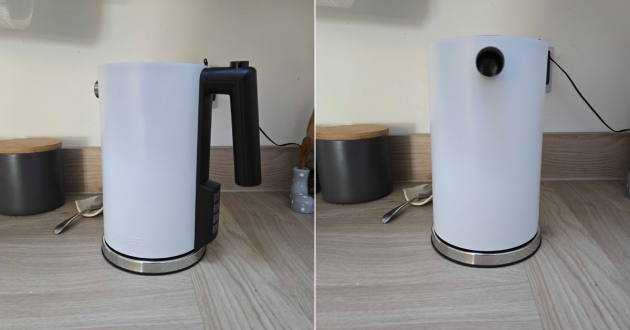Close ups of the Graef electric kettle