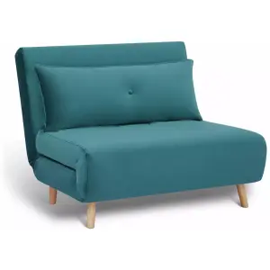 Habitat Roma Small Double Velvet Chairbed