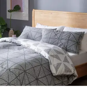 Habitat Stockholm Diamond Dash Grey Bedding Set