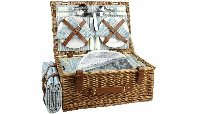 HappyPicnic wicker hamper