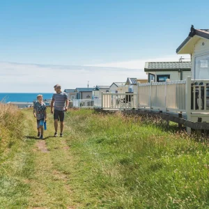 The sea view from Haven Berwick Holiday Park