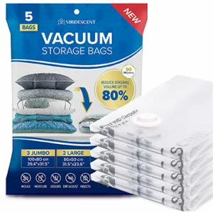 Heavy duty vacuum storage bags