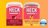 Heck 97% Pork Chipolatas and Simply Chicken Chipolatas with Mumsnet Rated badge