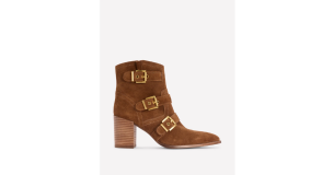 Boden Heeled Buckled Ankle Boot