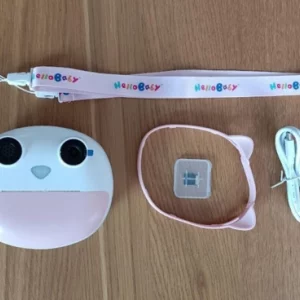The contents of the HelloBaby Instant Print Camera box