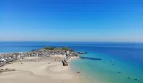 a view across St Ives, Cornwall on a sunny day