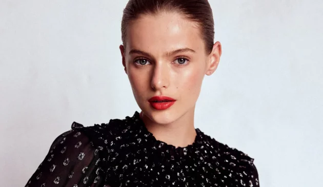 A Boden model looks at the camera