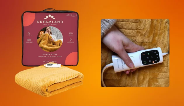 Dreamland Herringbone Heated throw