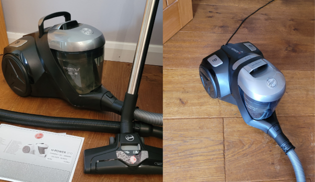 Hoover Cylinder Vacuum HP320PET in use