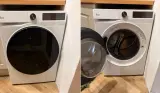 Hoover Pro Wash Series 5 washing machine with door closed and open