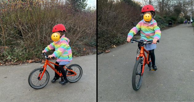 Hornit HERO pedal bike in the park