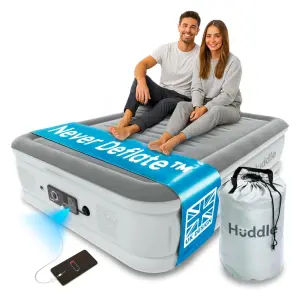 Huddle NEVER DEFLATE™ Luxury Double Air Bed