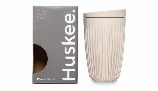 Huskee reusable coffee cup