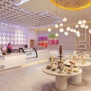The ice cream parlour at Hyatt Ziva Cancun