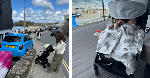 baby in iCandy Pip stroller