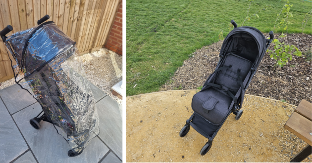 Ickle Bubba Pisces with and without rain cover