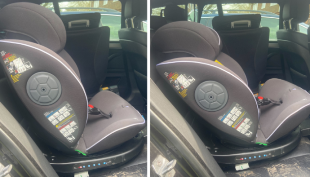 Ickle Bubba Radial i-Size Plus 360 Spin Car Seat recline