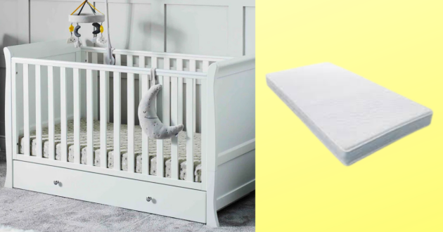 Ickle Bubba Snowdon cot bed with mattress