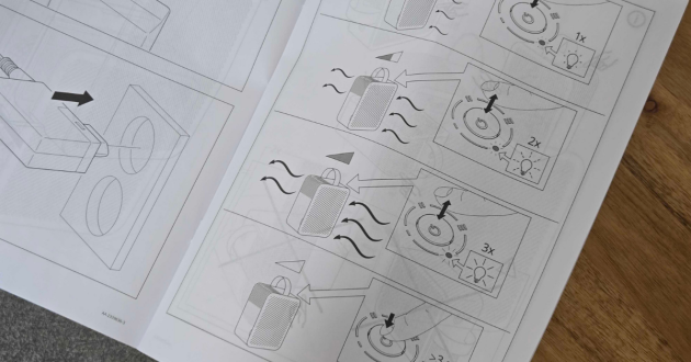 Instructions for the IKEA UPPATVIND air purifier